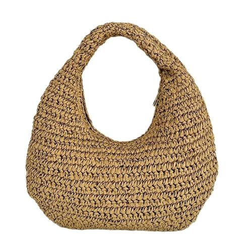 Limtula Leichte Frauen Mit Der Handgefertigten Strandtasche Strohhandtasche Modische Berufung Top Für Outdoor Abenteuer Freundliche Strohbeutel von Limtula