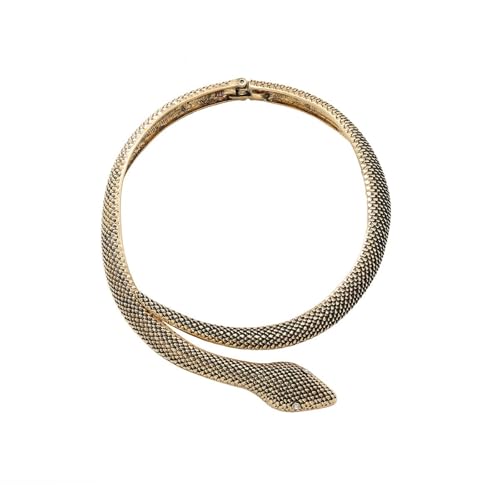 Limtula Luxuriöse Schlangenmuster Halskette Für Unverwechselbare Modeliebhaber Handgefertigter Neckkettenschmuck Für Partys Oder Tägliche Trendschlangenkette von Limtula