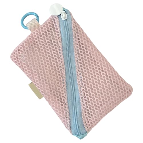 Limtula Mesh Coin Bag Mit Reißverschlüssen Praktische Und Tragbare Veränderung Inhaber Aufbewahrungstasche Für Tägliche Einkäufe Und Reisen Klarer Mesh Aufbewahrung von Limtula