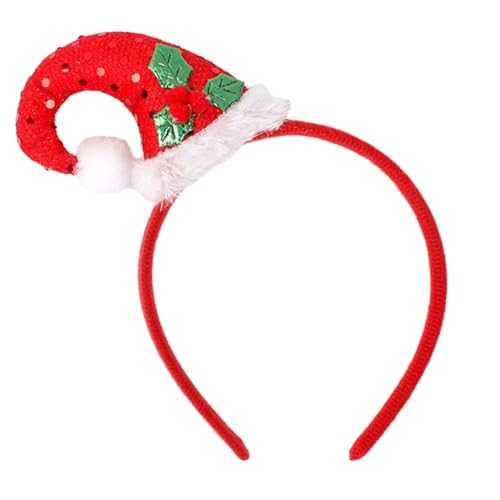 Limtula Mistelzweig-Stirnband für Weihnachten, Geweih, Kopfbedeckung, Haarreifen für Halloween, Weihnachten, Kopfschmuck, Partyzubehör von Limtula