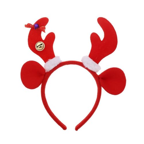 Limtula Mistelzweig-Stirnband für Weihnachten, Geweih, Kopfbedeckung, Haarreifen für Halloween, Weihnachten, Kopfschmuck, Partyzubehör von Limtula