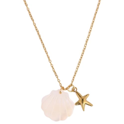 Limtula Modische Halskette aus Edelstahl, Delfin/Meeresschildkröten/Seestern/Seashells, verstellbare Länge, Choker, Party-Zubehör Limtula Modische Halskette aus Edelstahl, Delfin/Meeresschildkröten/Seestern/Seashells, verstellbare Länge, Choker, Party-Zubehör von Limtula