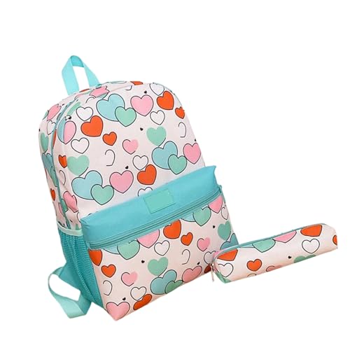 Limtula Praktische Kinderschule Mit Stiftbeuteln Set Für Schüler Bequeme Rucksackbuchbeutel Mit Mehreren Taschen Casual Daypack Für Kinder von Limtula
