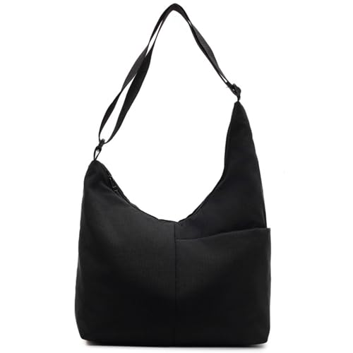 Limtula Praktische Nylon Crossbody Tasche Für Frauen Und Männer Große Kapazitäts Umhängetaschen Satchel Geldbörse Mit Verstellbarem Riemen Mehrstöckiger Umhängetasche von Limtula