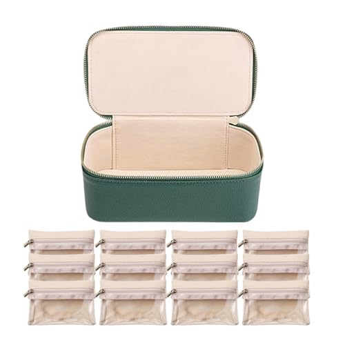 Limtula Robale Reise Schmuckbeutel Set 12 PCs Tragbare Aufbewahrungstaschen Für Zubehör Fall Für Frauen Und Mädchen von Limtula