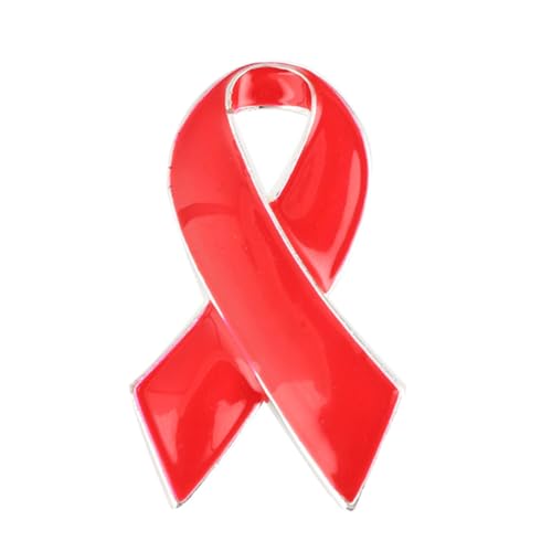 Limtula Rote Brosche Emaille Pins Schmuck HIV/AIDS Bewusstsein Hoffnung Anstecknadel Knöpfe Abzeichen Schmuck Zubehör von Limtula