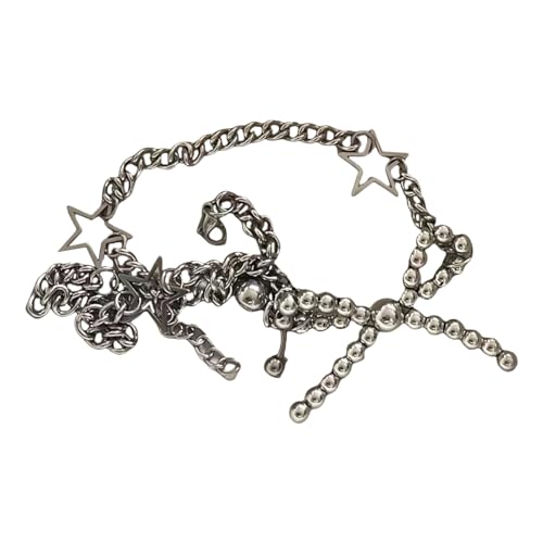Limtula Schönes Damen-Halsaccessoire, vielseitige Halskette mit Schleife und Stern-Anhänger für lässige bis formelle Kleidung von Limtula