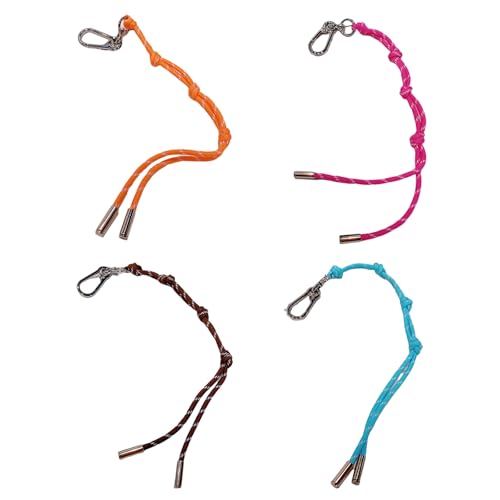 Limtula Set Von 4 Geflochtenen Kabelschlüsselketten Seilseilen Anhänger Key Key Accessoire Handgefertigte Schlüsselringe Für Mode Enthusiasten von Limtula