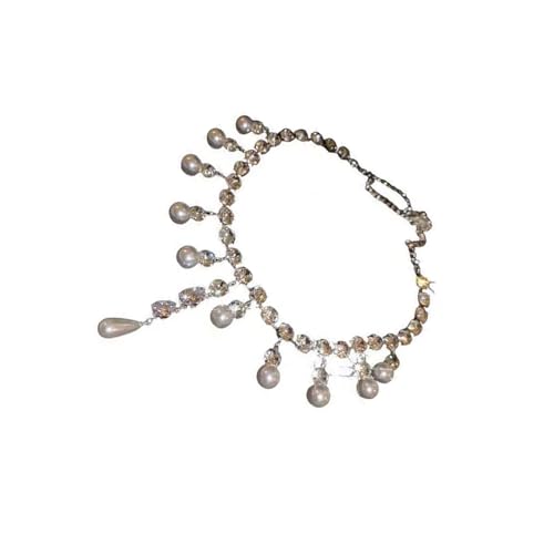 Limtula Sparkling Pearls Anhänger Halskette Halsschmuck Mode Accessoires Trendige Perlen Für Frauen Und Mädchen Teardrop Anwesend von Limtula