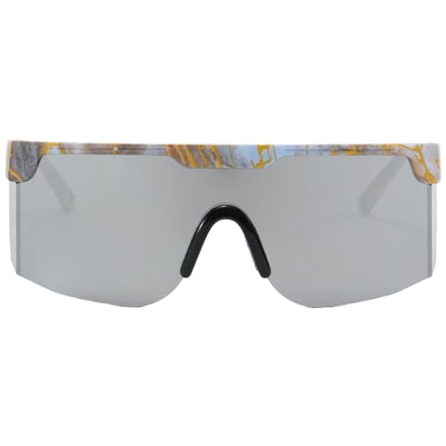 Limtula Sport-Sonnenbrille für Erwachsene, mit großen Gläsern, übergroße Brille, Outdoor-Anti-UV-Sonnenbrille für Radfahren, Reisen, Sport, Brillen zum Laufen und Radfahren, D von Limtula