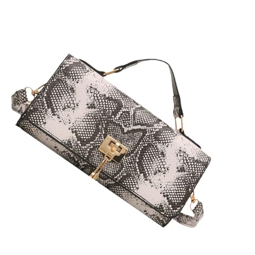 Limtula Stilvolle Crossbody Tasche Für Frauen Abend Trendy Schulter Schlangendruck Handtasche PU Leder Akkordeon Frauen Crossbody PU Leder Schulter Schlangendruck Handtasche Kleine Quadrat von Limtula