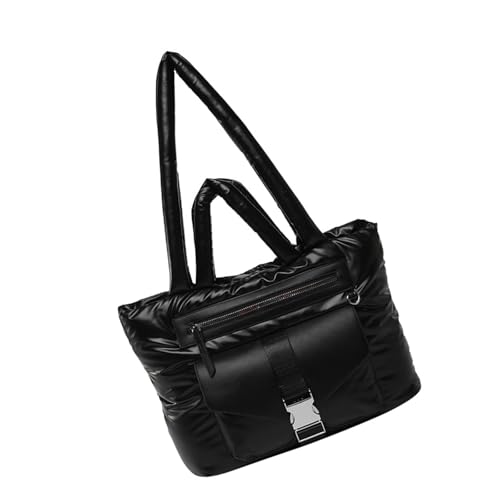 Limtula Stilvolle Puffer-Schultertasche mit geräumigem Innenraum und mehreren Fächern, Handtasche für Arbeit, Pendeln und Reisen, gesteppte Puffer-Schultertasche von Limtula