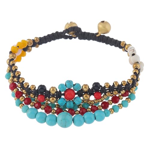 Limtula Styles Multilayer Armband Mit Handgewebten Designs Und Naturstein Detail Accessoire Für Partys von Limtula