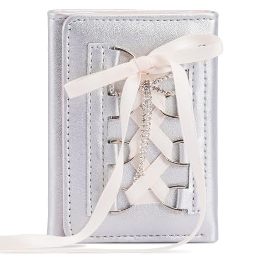 Limtula Stylish Ballet Themed Ladies Wallet Card Organisatoren Praktische PU Leder Leichte Münzgeldbeutel Tragbares Design Mode Ballett Inspirierte Brieftasche von Limtula