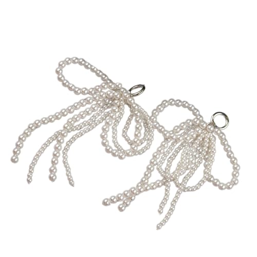Limtula Süße Perlen Schleife, Schuhanhänger, Schnürsenkel, Clip, dekorativer Anhänger für Mädchen, Frauen, Freizeitschuhe, einfach zu verwenden von Limtula
