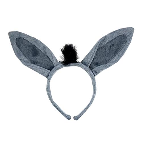 Limtula Tierhaarreif, dunkles Stirnband, handgefertigt, Simulation, Tierohren, Halloween, Stirnband, Pferd, Cosplay, Halloween, Kopfbedeckung von Limtula