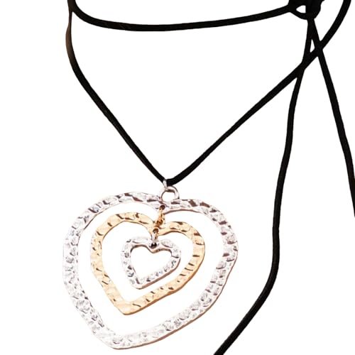 Limtula Trendige Halskette mit Herz-Anhänger für Frauen, die einzigartige Stile und modische Halsketten-Accessoires suchen von Limtula