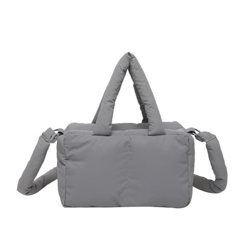 Limtula Trendige gesteppte Umhängetasche für Damen, große Kapazität, Handtasche, Puffer-Crossbody, Tragegriff oben, stilvolle Geldbörse, gesteppte Schulter für Damen, Puffer-Handtasche, große von Limtula