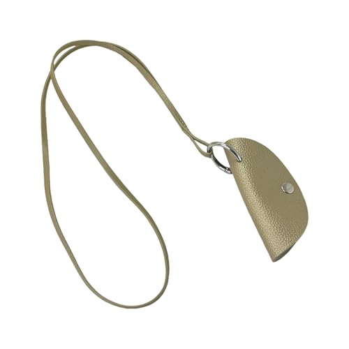 Limtula Trendy PU Leder Halskette Tasche Stilvolle PU Leder Crescents Halskette Beutel Schlüsselbeutel Zum Reisen Und Einkaufsbetuch Des Halbmonds Anhängerbeutel von Limtula