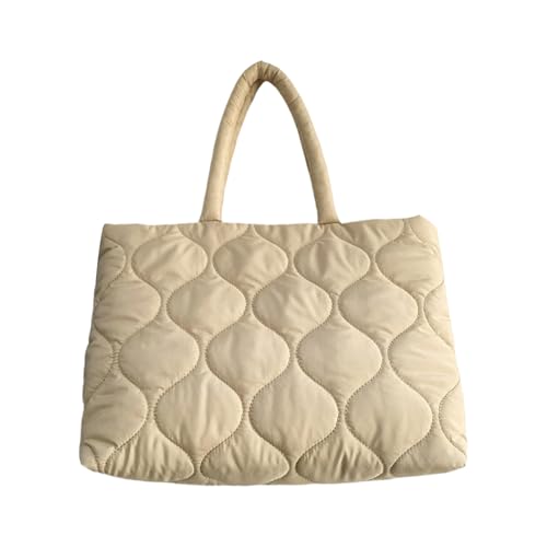 Limtula Umhängetasche Mit Großer Kapazität Für Frauen All Matching Top Handtasche Pufferbeutel Gesteppte Pendlerbeutel Gepolsterte Achselhöhlenbeutel von Limtula