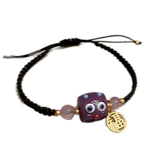 Limtula Verstellbare, niedliche Anime-geflochtene Armbänder, Paar-Armbänder für Damen und Herren, geflochtenes Seil, Freundschaftsarmbänder, Schmuckgeschenk von Limtula