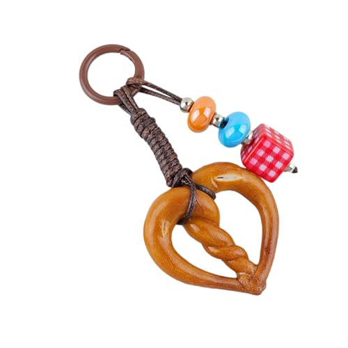 Lustige Und Praktische Herz Brotmünzen Dekore Tasche Ornament Schlüsselbund Für Trendige Jugendliche Und Liebhaber Kreativer Gegenstände Süßer Schlüsselbund von Limtula