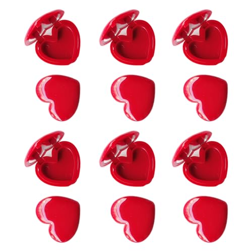 Make-up-Behälter, Herz-Design, Lippenstift, Lidschatten, Lippenstift, Spenderplatte für Geschäftsereignisse und Verabredungen, Make-up-Aufbewahrungsbox von Limtula