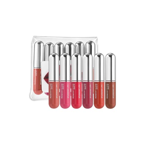 Matte Flüssige Lippenstift Set 6 Teile Tragen Wasserdichte Formeln Nicht Stick Tasse Lipgloss Für Frauen Valentinstag Geschenk von Limtula