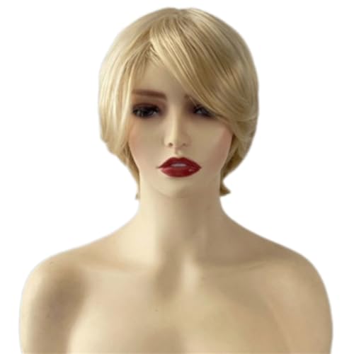Mode Kurze Blonde Synthetische Haarstücks Müheloses Styling Für Moderne Frauen Cosplay Atmungsable Tägliche Kleidung Synthetisches Haarstück von Limtula