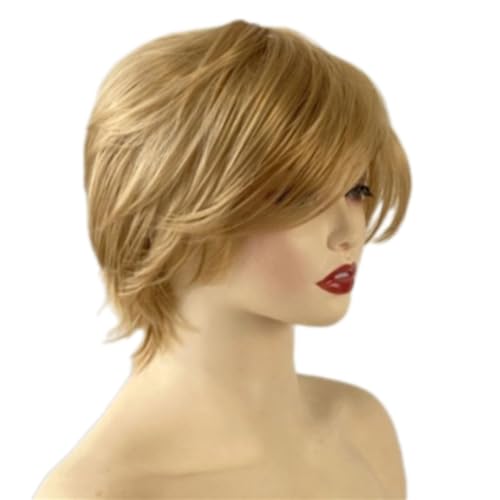Mode Kurze Blonde Synthetische Haarstücks Müheloses Styling Für Moderne Frauen Cosplay Atmungsable Tägliche Kleidung Synthetisches Haarstück von Limtula
