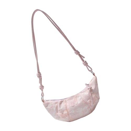 Moderne Chinesische Spitze Crossbody Bag Dumpling Design Schulter Satchel Mit Glatter Textur Und Praktische Geräumige Kapazität Für Den Täglichen Gebrauch Chinesischer Ästhetischer Umhängetasche von Limtula