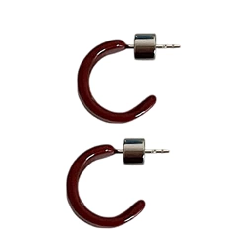 Modische Kreolen in C-Form mit Retro-Designs, ideal für modische Frauen, suchen einzigartige Schmuck-Accessoires, Statement-Ohrringe für Damen, Einheitsgröße, Wie beschrieben, Wie beschrieben von Limtula