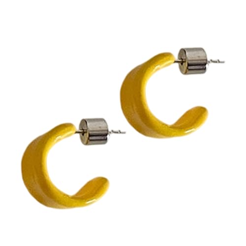 Modische Kreolen in C-Form mit Retro-Designs, ideal für modische Frauen, suchen einzigartige Schmuck-Accessoires, Statement-Ohrringe für Damen, Einheitsgröße, Wie beschrieben, Wie beschrieben von Limtula