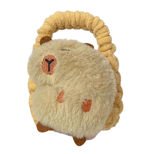 Niedliche Tier-Münzgeldbörse, Plüsch-Stricktasche, Kopfhörer-Tasche mit Reißverschluss, Aufbewahrungstaschen für den täglichen Gebrauch, handgefertigte Plüschtasche von Limtula