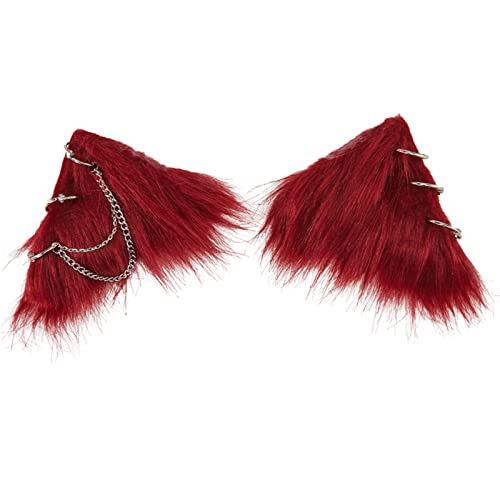 Punk Mädchen Haarspangen Dunkle Tierohren Form Haarspangen Party Kostüm Cartoon Cosplay Geburtstag Party Requisiten Punk Mädchen Haarspangen Dunkle Tierohren Form Haarspangen Party Kostüm Cartoon Cosplay Geburtstag Party Requisiten von Limtula