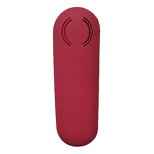 Reise-Make-up-Pinsel-Halter, Silikon, tragbar, Kosmetikpinselhalter, weiche Make-up-Werkzeuge, rot von Limtula