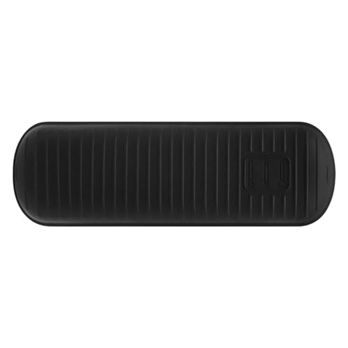 Reise-Make-up-Pinselhalter, tragbarer Make-up-Pinsel-Organizer, Silikon-Make-up-Pinseltasche, Kosmetikpinsel-Abdeckungen, Groß, Schwarz von Limtula