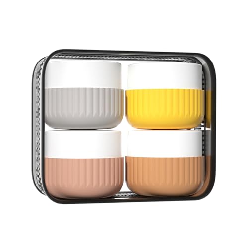 Reisebehälter Für Toilettenartikel Reiseflaschen Mit Klarem Beutel Und Lecksicher Silikon Reisegläser Für Kosmetische Handcreme von Limtula