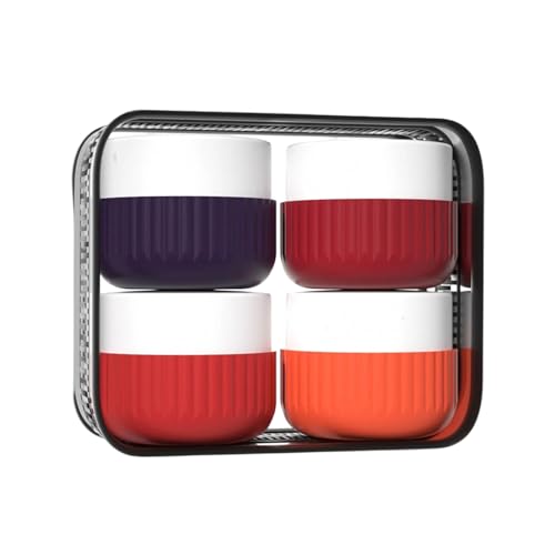 Reisebehälter Für Toilettenartikel Reiseflaschen Mit Klarem Beutel Und Lecksicher Silikon Reisegläser Für Kosmetische Handcreme von Limtula