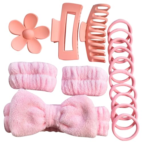 Saugfähiges Stirnband mit Schleife, Ornament für Damen, Hautpflege, elastisches Haar-Accessoire zum Waschen und Make-up Saugfähiges Stirnband mit Schleife, Ornament für Damen, Hautpflege, elastisches Haar-Accessoire zum Waschen und Make-up von Limtula