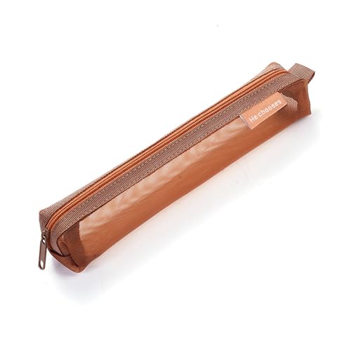 Siehe durch Bleistift Fall Transparente Bleistift Cases Kleine Organisatoren Leichter Bleistift Tragbare Make-up Tasche Nylon Reißverschluss Tasche von Limtula