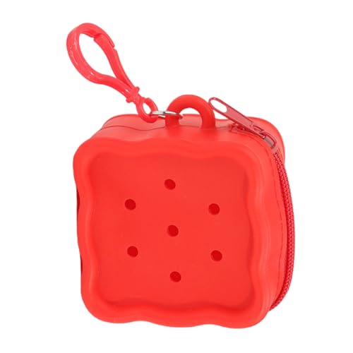 Silikon-Miniatur-Geldbörse, elastische Münzbörse, kreatives Loch-Design, Silikon-Kartenhalter für Schulbedarf, Aufbewahrung, Miniatur-Geldbörse mit Reißverschluss, rot, Einheitsgröße Silikon-Miniatur-Geldbörse, elastische Münzbörse, kreatives Loch-Design, Silikon-Kartenhalter für Schulbedarf, Aufbewahrung, Miniatur-Geldbörse mit Reißverschluss, rot, Einheitsgröße von Limtula