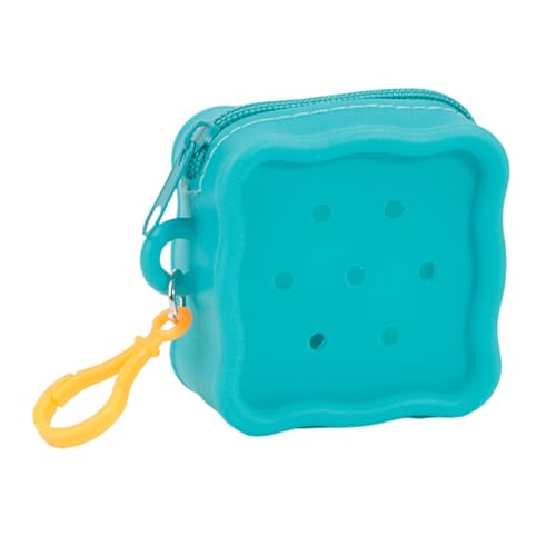 Silikon-Miniatur-Geldbörse, elastische Münzbörse, kreatives Loch-Design, Silikon-Kartenhalter für Schulbedarf, Aufbewahrung, Miniatur-Geldbörse mit Reißverschluss, seeblau, Einheitsgröße Silikon-Miniatur-Geldbörse, elastische Münzbörse, kreatives Loch-Design, Silikon-Kartenhalter für Schulbedarf, Aufbewahrung, Miniatur-Geldbörse mit Reißverschluss, seeblau, Einheitsgröße von Limtula