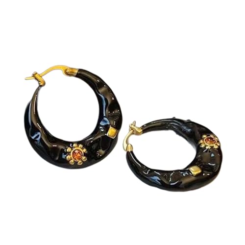 Stilvolle, bunte Tropfglasur-Creolen, leicht, bequem, Ohrschnallen, einzigartiges Mode-Accessoire für Frauen und Mädchen, exquisites Ohr-Zubehör, Einheitsgröße, Wie beschrieben, Wie beschrieben Stilvolle, bunte Tropfglasur-Creolen, leicht, bequem, Ohrschnallen, einzigartiges Mode-Accessoire für Frauen und Mädchen, exquisites Ohr-Zubehör, Einheitsgröße, Wie beschrieben, Wie beschrieben von Limtula
