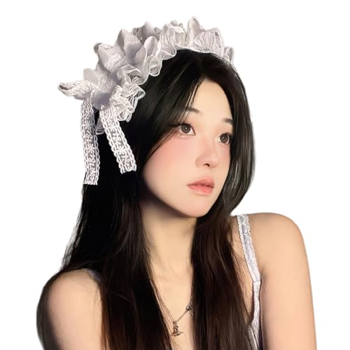 Süße, einfache Spitzen-Kopfbedeckung, rutschfestes Damen-Haarteil, zarter Kopfschmuck für Partys und den täglichen Gebrauch von Limtula