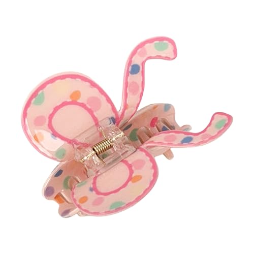 Süße Acryl-Haarklammer mit schönem Schleifen-Design, starker sicherer Halt, Haarklammer für Frauen und Teenager von Limtula