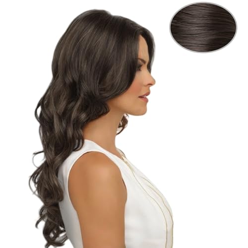 Synthetische Faser Natürliche Looks Haarverlängerung Curly Perücken Haircover Für Frauen Mädchen Dekorative Haarbedeckung Für Lässige Verschleiß Hitzebeständiger Synthetischer Haarstück von Limtula