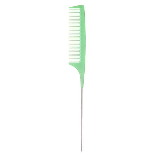 Tailing Comb Parting Comb Metal Long Steel Pin Tailing Comb For Hair Stylists Hair Comb For Women Girls von Limtula
