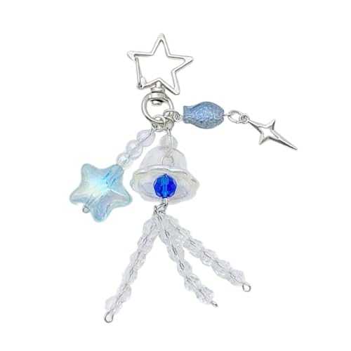 Trendy Inspired Jellyfish Star Fish Perle Perle Keychain Legierung Schlüsselringbeutel Anhänger Für Den Täglichen Gebrauch Und Reisen Trendy Inspired Jellyfish Star Fish Perle Perle Keychain Legierung Schlüsselringbeutel Anhänger Für Den Täglichen Gebrauch Und Reisen von Limtula