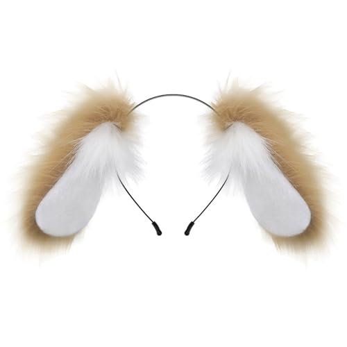 Weihnachts-Plüsch-Hasen-Haarreif, süße Stile, Hasen, Kopfschmuck, elastische Haarbänder für Mädchen und Frauen von Limtula